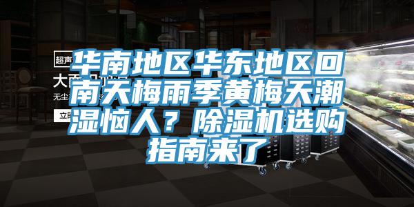 華南地區(qū)華東地區(qū)回南天梅雨季黃梅天潮濕惱人？除濕機(jī)選購指南來了