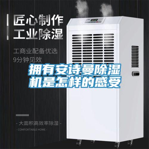 擁有安詩曼除濕機(jī)是怎樣的感受