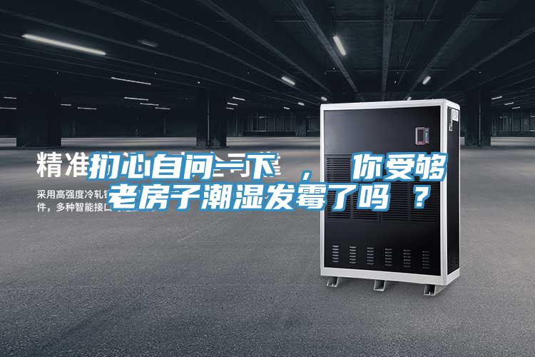 捫心自問一下 ， 你受夠老房子潮濕發(fā)霉了嗎 ？