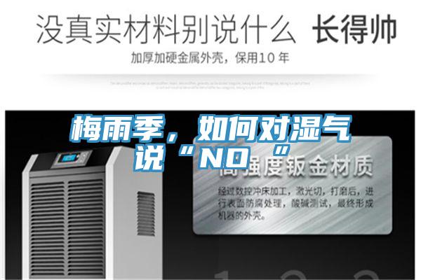 梅雨季，如何對濕氣說“NO ”