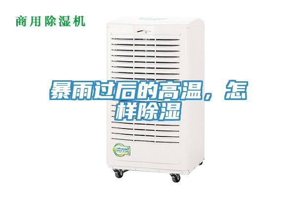 暴雨過后的高溫，怎樣除濕
