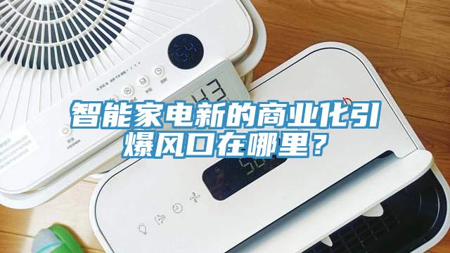 智能家電新的商業(yè)化引爆風(fēng)口在哪里？