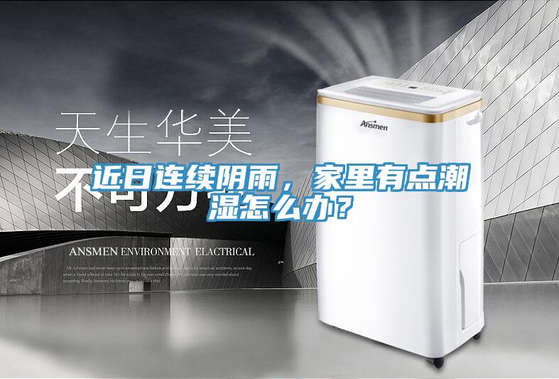 近日連續(xù)陰雨，家里有點潮濕怎么辦？