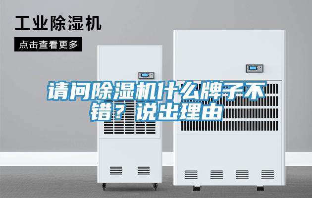 請(qǐng)問除濕機(jī)什么牌子不錯(cuò)？說出理由