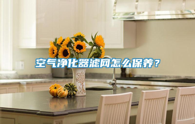 空氣凈化器濾網(wǎng)怎么保養(yǎng)？