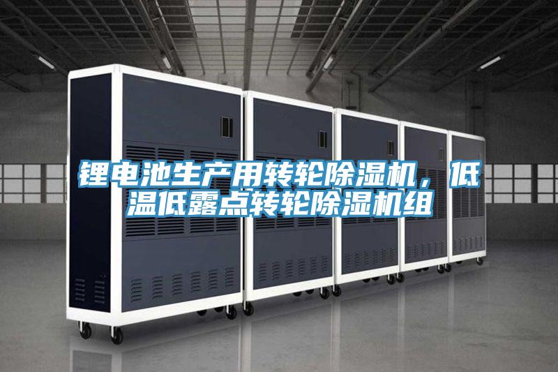 鋰電池生產(chǎn)用轉(zhuǎn)輪除濕機(jī)，低溫低露點(diǎn)轉(zhuǎn)輪除濕機(jī)組