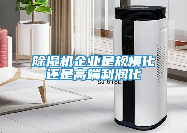 除濕機(jī)企業(yè)是規(guī)?；€是高端利潤化
