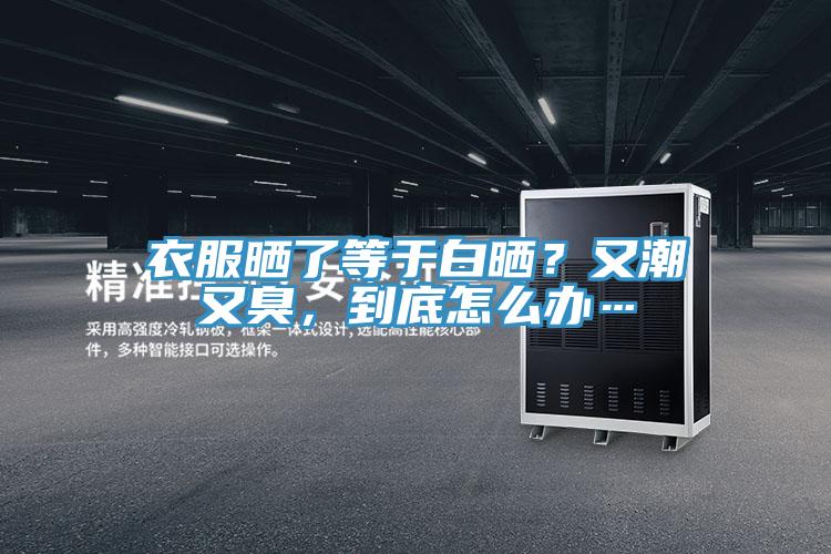 衣服曬了等于白曬？又潮又臭，到底怎么辦…