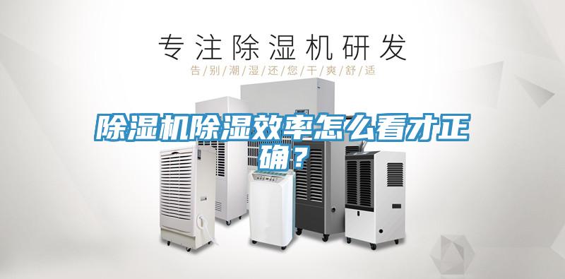 除濕機(jī)除濕效率怎么看才正確？