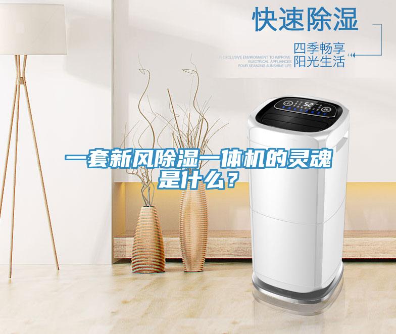 一套新風(fēng)除濕一體機(jī)的靈魂是什么？