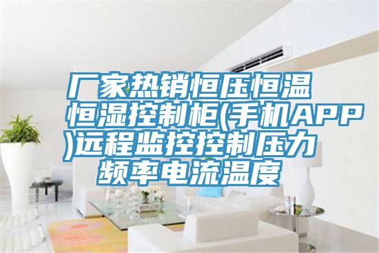 廠家熱銷(xiāo)恒壓恒溫恒濕控制柜(手機(jī)APP)遠(yuǎn)程監(jiān)控控制壓力頻率電流溫度