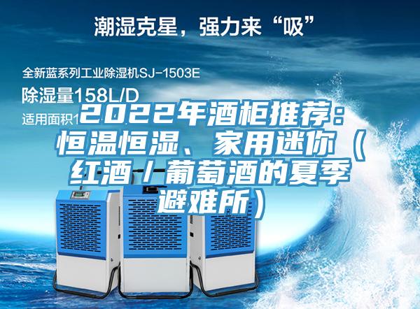 2022年酒柜推薦：恒溫恒濕、家用迷你（紅酒／葡萄酒的夏季避難所）