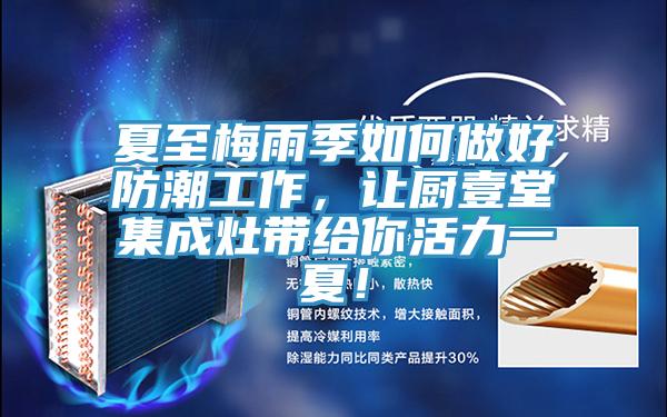 夏至梅雨季如何做好防潮工作，讓廚壹堂集成灶帶給你活力一夏！