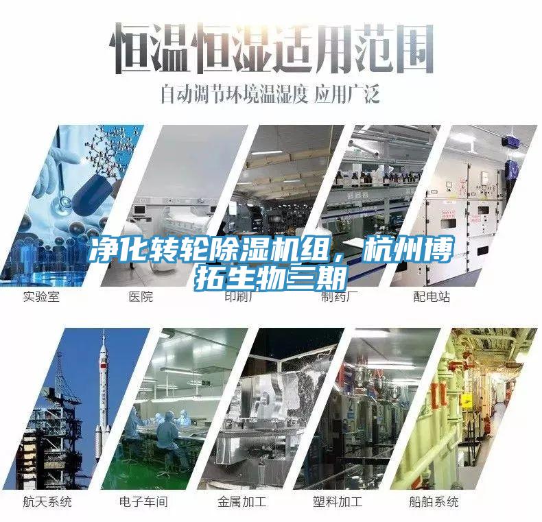 凈化轉輪除濕機組，杭州博拓生物三期