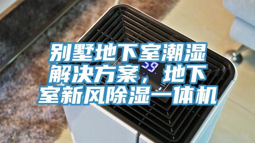 別墅地下室潮濕解決方案，地下室新風(fēng)除濕一體機(jī)