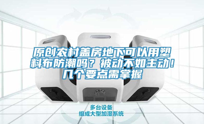 原創(chuàng)農(nóng)村蓋房地下可以用塑料布防潮嗎？被動不如主動！幾個要點需掌握