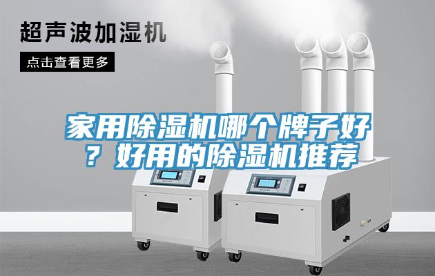 家用除濕機哪個牌子好？好用的除濕機推薦
