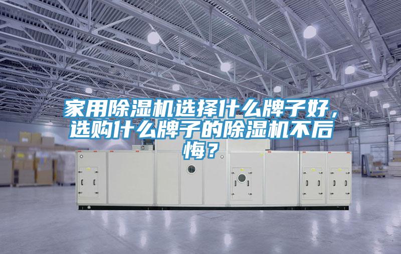 家用除濕機(jī)選擇什么牌子好，選購什么牌子的除濕機(jī)不后悔？