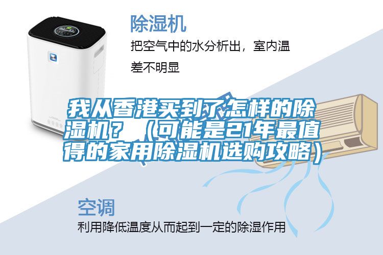 我從香港買到了怎樣的除濕機？（可能是21年最值得的家用除濕機選購攻略）