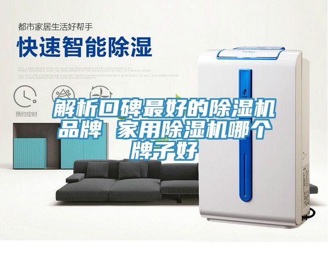 解析口碑最好的除濕機品牌 家用除濕機哪個牌子好