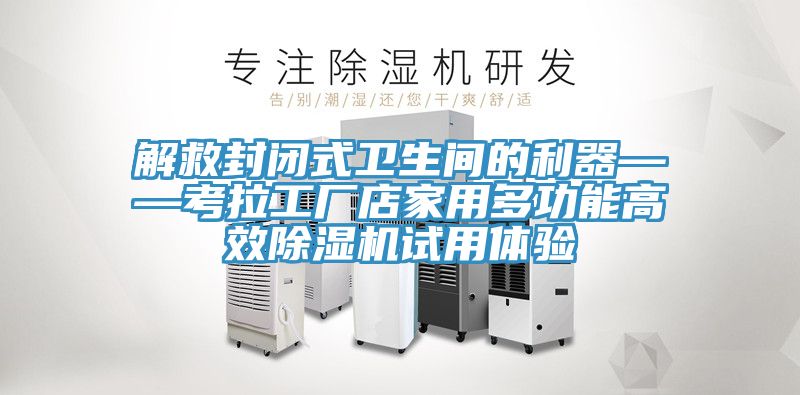 解救封閉式衛(wèi)生間的利器——考拉工廠店家用多功能高效除濕機試用體驗