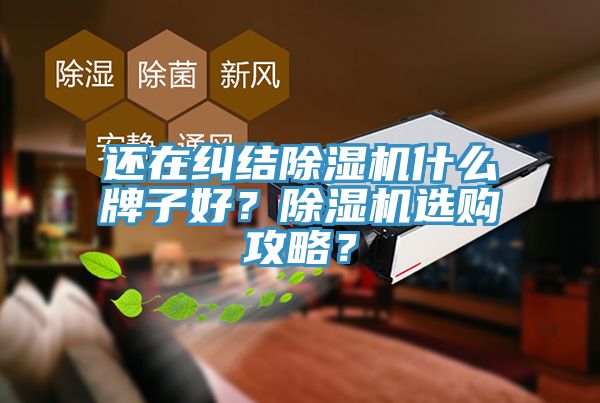 還在糾結除濕機什么牌子好？除濕機選購攻略？