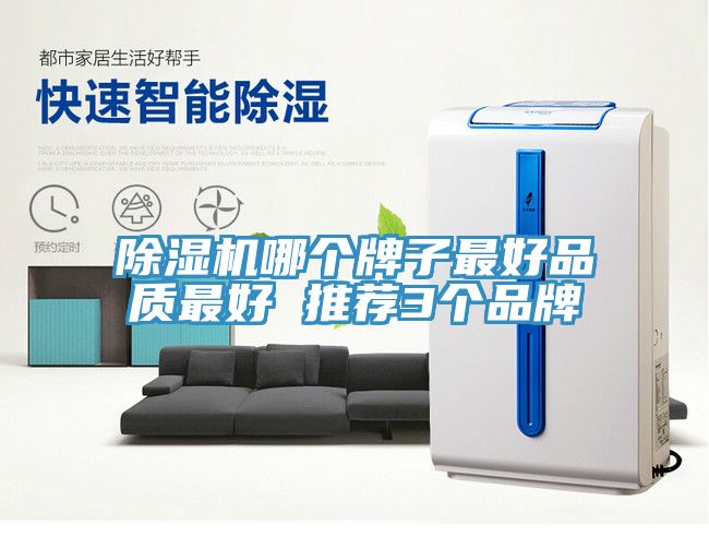 除濕機哪個牌子最好品質最好 推薦3個品牌